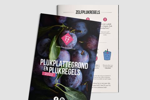 FrankenFruit picking map and picking rules leaflet